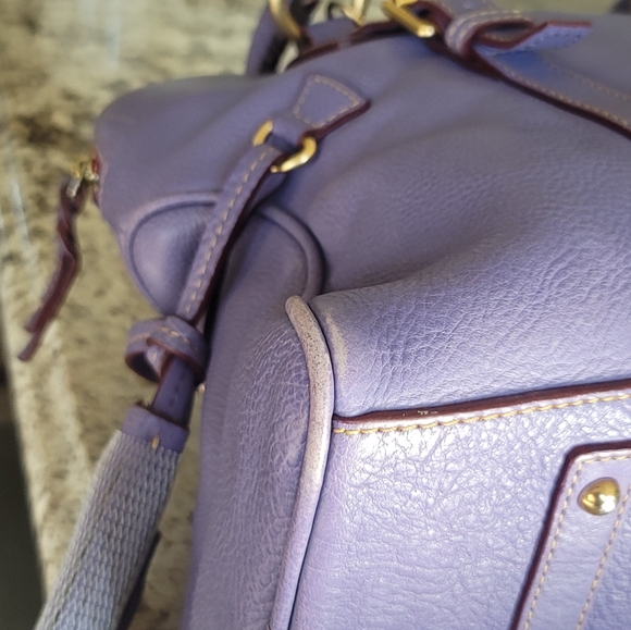 Dooney & Bourke Lavender Dome Satchel - Picture 3 of 16